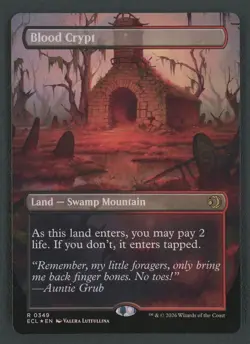 Blood Crypt (Borderless) - Lorwyn Eclipsed Foil - Image 1