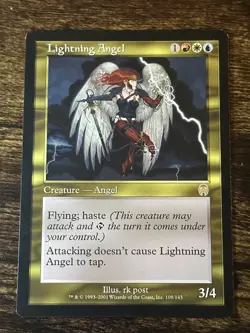 MTG Magic the Gathering Lightning Angel (108/148) Apocalypse - Image 1