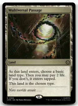 Multiversal Passage R Marvel's Spider-Man 180 MTG NM X1 - Image 1