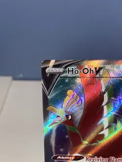Pokemon TCG Ho-Oh V (Full Art) 187/195 Swsh12: Silver Tempest Holo - NM - Image 2