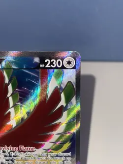 Pokemon TCG Ho-Oh V (Full Art) 187/195 Swsh12: Silver Tempest Holo - NM - Image 4