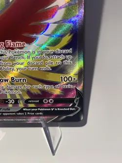 Pokemon TCG Ho-Oh V (Full Art) 187/195 Swsh12: Silver Tempest Holo - NM - Image 5