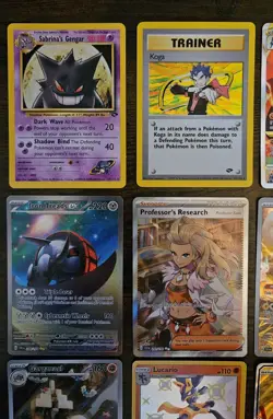 Pokemon 12 Card Lot. Sabrina's Gengar. Holo Koga. SIR. Illustration Rares. Shiny - Image 2
