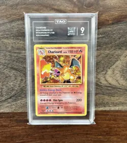 Pokemon Charizard Evolutions 11/108 Holo Rare TAG 9 150HP Stage 2 Card - Image 1