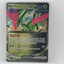 Pokemon TCG SV: Scarlet & Violet Promo Cards Iron Leaves ex #128 Promo NM - Image 1