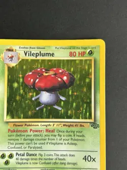 Pokemon TCG Vileplume 15/64 Jungle Holo Rare Unlimited MP - Image 5
