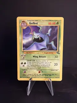 Pokemon TCG Golbat Base Fossil Set 34/62 Unlimited Uncommon - Image 1