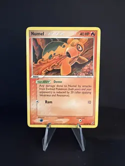 Pokemon TCG Numel EX Deoxys Set 68/107 Near Mint - Image 1