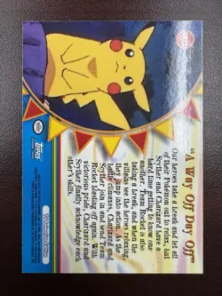A Way Off Day Off OR15 Pokemon Topps Series 3 Orange Islands Blue Logo Charizard - Image 2