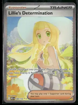2025 Pokemon Lillie's Determination 184/132 ME01: Mega Evolution (MEG) - Image 1