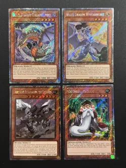2024 YUGIOH RA03 1ST ED PLATINUM SECRET RARE DRAGON COLLAPSERPENT NM BONUS SET - Image 1