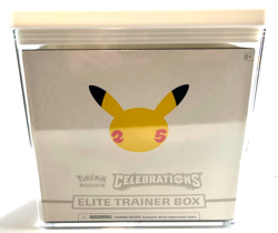 POKEMON ELITE TRAINER BOX 25TH CELEBRATIONS ETB - NEW - SEALED W/CASE AWESOME ! - Image 1