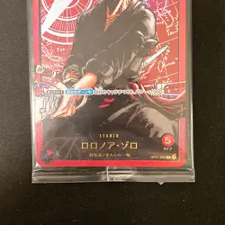 Roronoa Zoro L OP01-001 Gold Text LECAFIG PAR ONE PIECE Japanese SEALED #12828 - Image 4