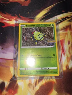 Spinarak - 006/078 - LP - Reverse Holo Ditto Unpeeled - Pokemon GO - English - Image 1