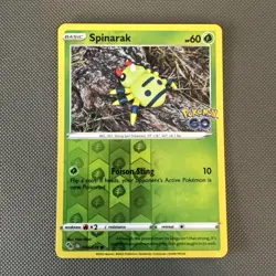 Spinarak - 006/078 - LP - Reverse Holo Ditto Unpeeled - Pokemon GO - English - Image 1