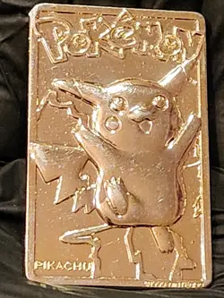 Pikachu 1999 Pokemon 23K Gold-Plated Burger King Nintendo Promo Trading Card - Image 1