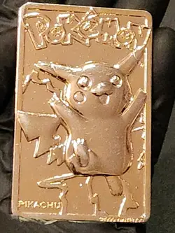 Pikachu 1999 Pokemon 23K Gold-Plated Burger King Nintendo Promo Trading Card - Image 5