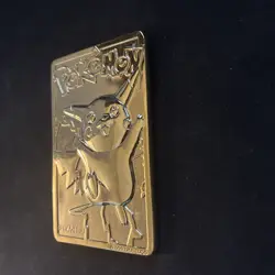 Pikachu 1999 Pokemon 23K Gold-Plated Burger King Nintendo Promo Trading Card - Image 3