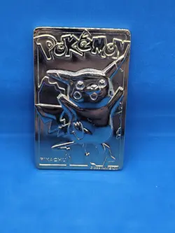 Pikachu 1999 Pokemon 23K Gold- Plated Burger King Nintendo Promo Trading Card! - Image 2