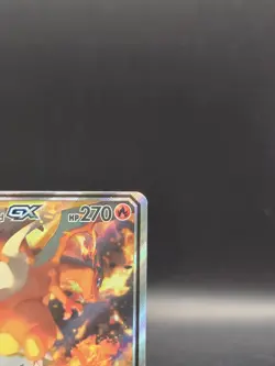 Pokemon TCG Reshiram & Charizard GX SM201 Black Star Promo Full Art Holo NM - Image 3
