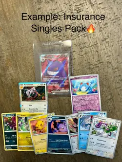 Pokemon Mega Pack: 10 Sealed Variety Booster Packs + Bonus Insurance Singles🔥 - Image 2