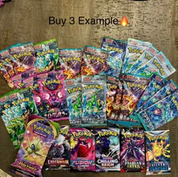 Pokemon Mega Pack: 10 Sealed Variety Booster Packs + Bonus Insurance Singles🔥 - Image 5