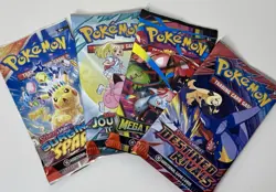 X4 Pokemon TCG Booster Packs Variety Lot Factory Sealed - Image 1