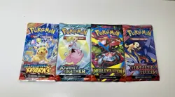 X4 Pokemon TCG Booster Packs Variety Lot Factory Sealed - Image 5