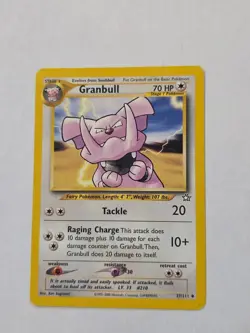 Granbull 37/111 Neo Genesis Uncommon Pokemon Card - Image 1