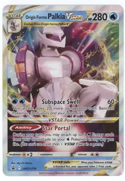 2022 Pokemon SWSH Black Star Promos Origin Forme Palkia VSTAR (Jumbo Card) #254 - Image 1