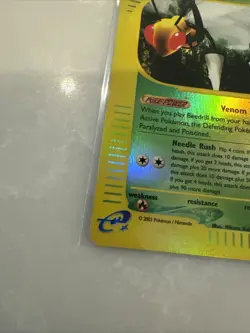 Beedrill 5/144 Reverse Holo Rare Skyridge Pokemon Card Lightly Played - Image 5