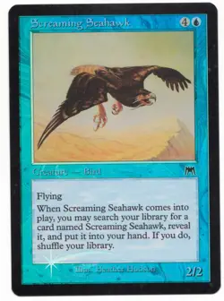 Magic The Gathering MTG Card: Screaming Seahawk Foil Onslaught Set! NM - Image 1