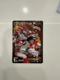Pokemon TCG Team Magma's Groudon EX Holo Rare Card 15/34 Double Crisis - Image 2