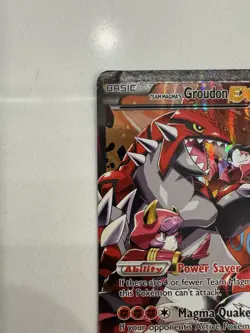 Pokemon TCG Team Magma's Groudon EX Holo Rare Card 15/34 Double Crisis - Image 5