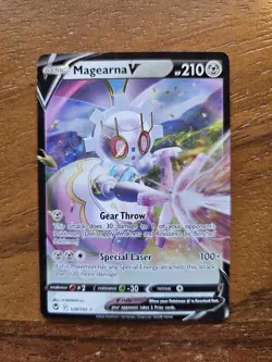 Pokemon Lot Of 4 "Pink Theme" V Cards Enamorus V, Hoopa V, Drapion V, Magearna V - Image 3