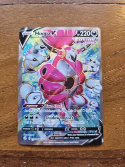 Pokemon Lot Of 4 "Pink Theme" V Cards Enamorus V, Hoopa V, Drapion V, Magearna V - Image 5