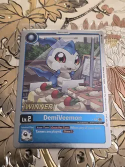 DemiVeemon Winner Promo Digimon Promotion Card P-188 - Image 1