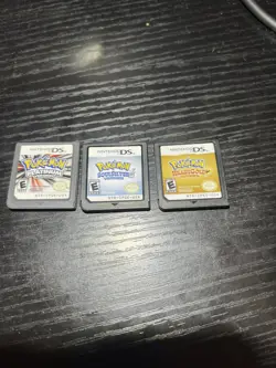 Pokemon:SoulSilver,Platinum Version & Heart Gold (Nintendo DS ) Authentic Tested - Image 1