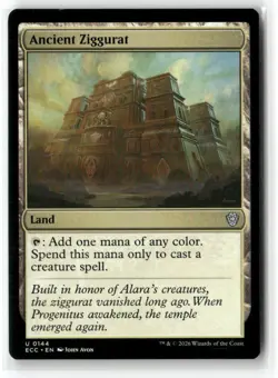 Ancient Ziggurat Commander: Lorwyn Eclipsed NM Regular Magic MTG - Image 1