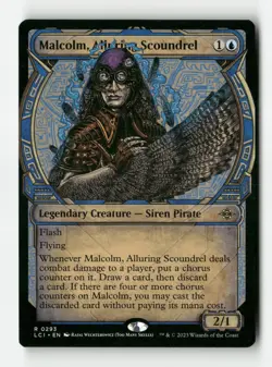Malcolm, Alluring Scoundrel (Showcase) - The Lost Caverns of Ixalan (LCI) - Image 1