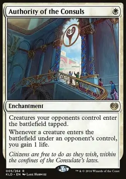 1x Authority of the Consuls (5/291) Kaladesh Magic the Gathering MTG NM - Image 1