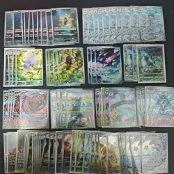 94*Lot Pokemon TCG AR/CHR Yveltal/Hisuian Goodra/Minior/Garbodor Holo #15 KB72 - Image 1