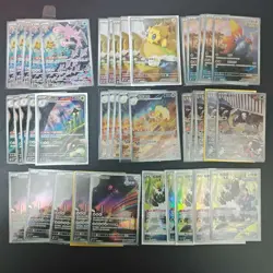 94*Lot Pokemon TCG AR/CHR Yveltal/Hisuian Goodra/Minior/Garbodor Holo #15 KB72 - Image 2
