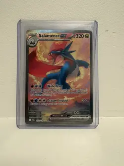 2025 Pokemon Journey Together Salamence ex #187/159 SIR Special Illustration - Image 1