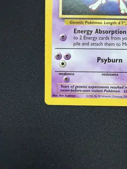 Mewtwo - #3 Black Star Promo - WOTC Unlimited - Pokemon TCG - 1999 - LP - Image 2