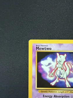 Mewtwo - #3 Black Star Promo - WOTC Unlimited - Pokemon TCG - 1999 - LP - Image 4