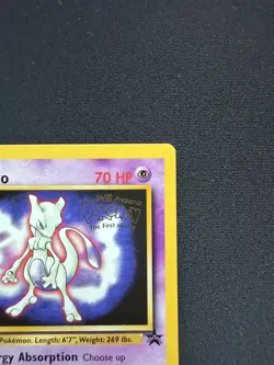 Mewtwo - #3 Black Star Promo - WOTC Unlimited - Pokemon TCG - 1999 - LP - Image 5