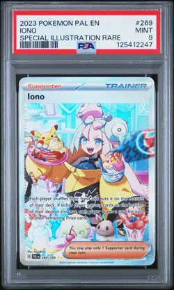 2023 POKEMON PAL EN-PALDEA EVOLVED SPECIAL ILLUSTRATION RARE #269 IONO PSA 9 - Image 1