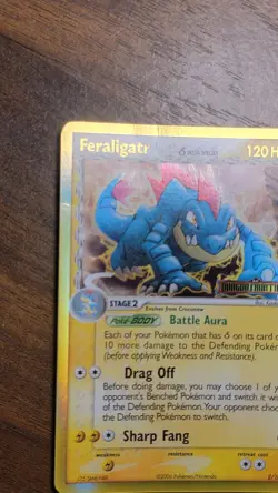 Feraligatr Delta Species 2/101 EX Dragon Frontiers Stamped Reverse Holo Pokemon - Image 2