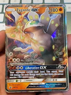 2018 Pokemon Sun & Moon #SM122 Zygarde GX Black Star Promo Holo - Very Good - Image 2